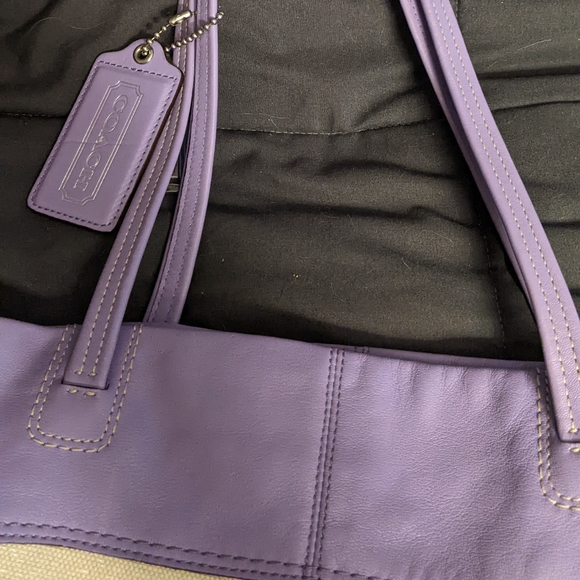 Coach Canvas and Leather Tote - Picture 8 of 12